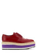 Prada Allacciate Flat — Red
