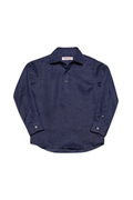 Orlebar Brown Linen Shirt — Navy