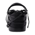 Alexander McQueen Rise Bucket Bag — Black