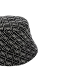 Guess AW5285 Studded Geometric Cotton Bucket Hat — Black