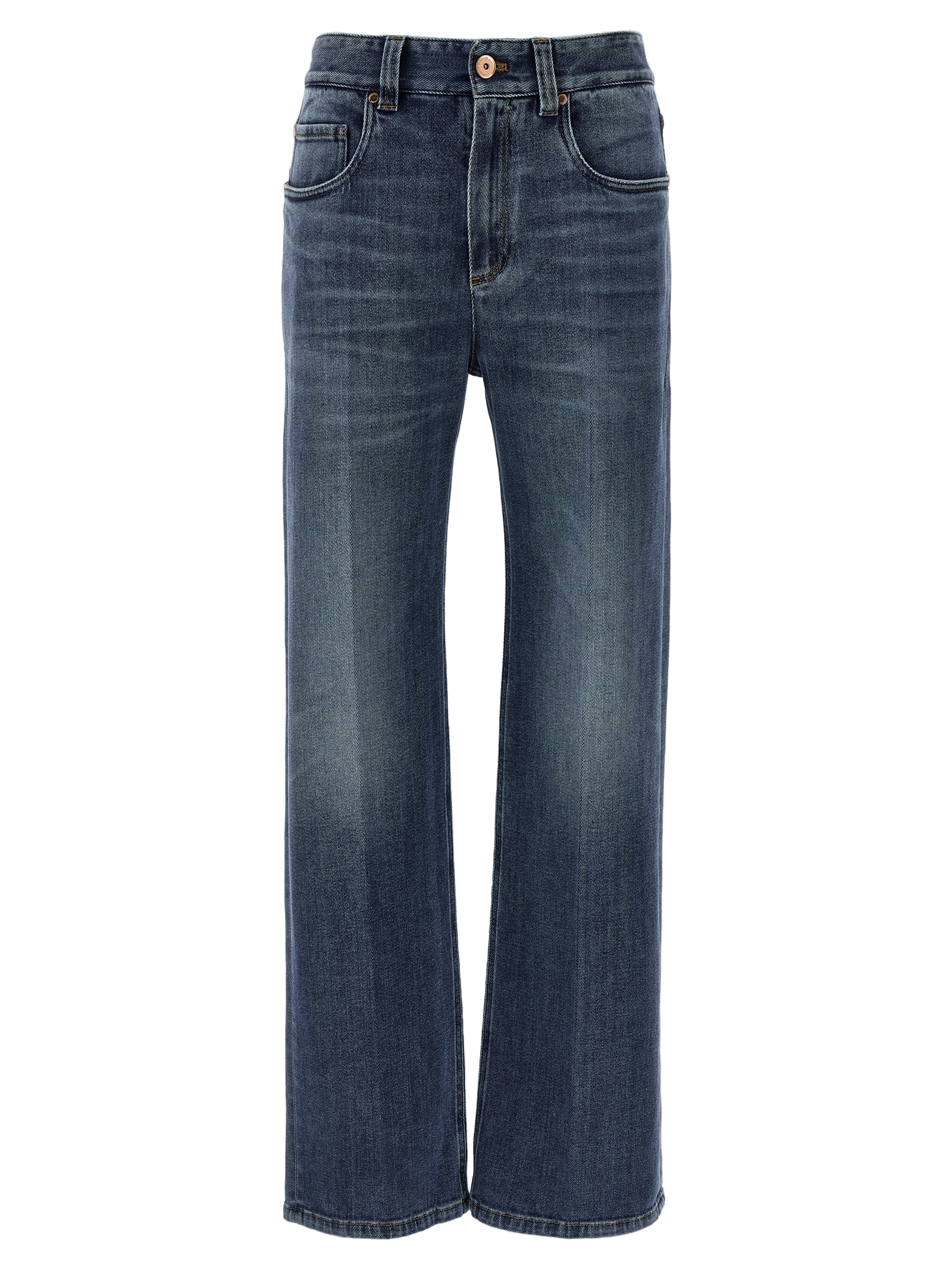 Brunello Cucinelli Contemporary Loose Jeans — Blue