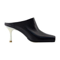 MM6 Maison Margiela Lambskin Leather High Heel Mule — Black