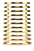 Amina Muaddi Angelica Bangle Bracelet — Gold