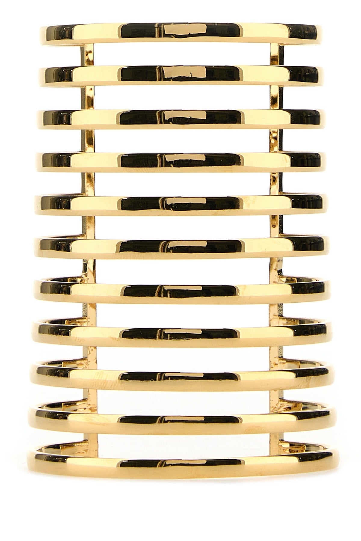 Amina Muaddi Angelica Bangle Bracelet — Gold