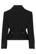 Chloé Wool Bouclé Blazer — Black