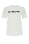 Burberry Logo-Print Cotton T-Shirt — White