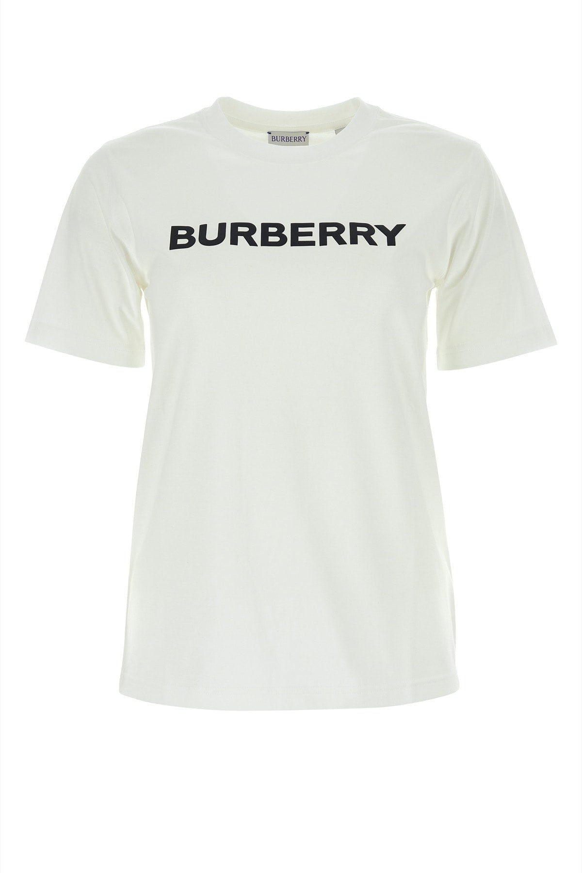 Burberry Logo-Print Cotton T-Shirt — White