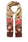 Valentino Garavani Silk Printed Foulard Scarf — Multicolor