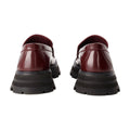 Alexander McQueen Leather Loafer — Burgundy