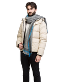 Momo Design Checkered Wool Blend Scarf — Black