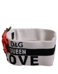 Dolce & Gabbana D&G Queen Love Headband — White