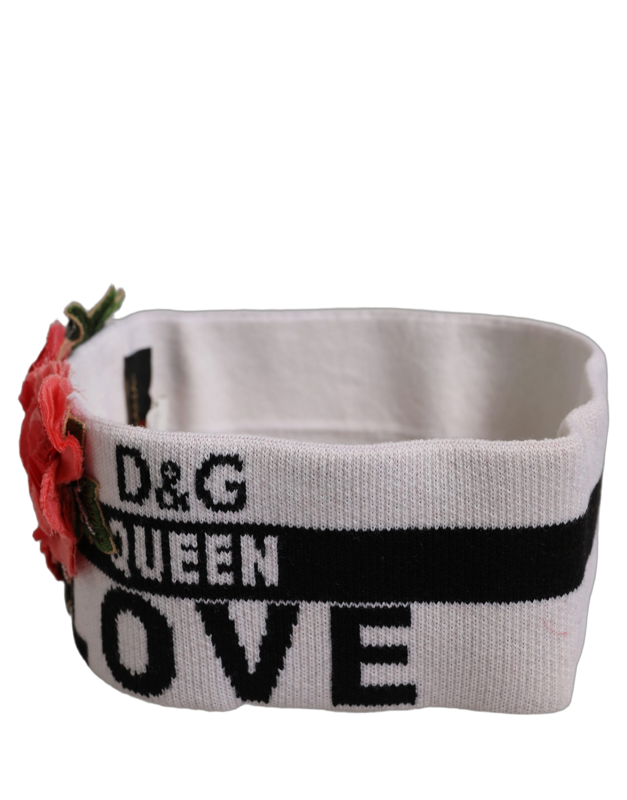 Dolce & Gabbana D&G Queen Love Headband — White