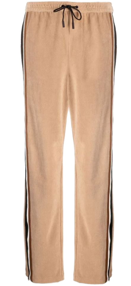 Dsquared2 Side-Stripe Corduroy Track Pants — Beige