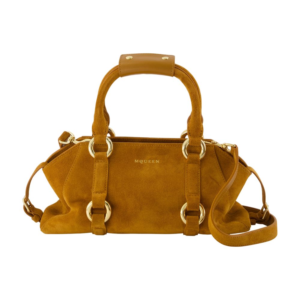 Alexander McQueen Farringdon Shoulder Bag — Brown
