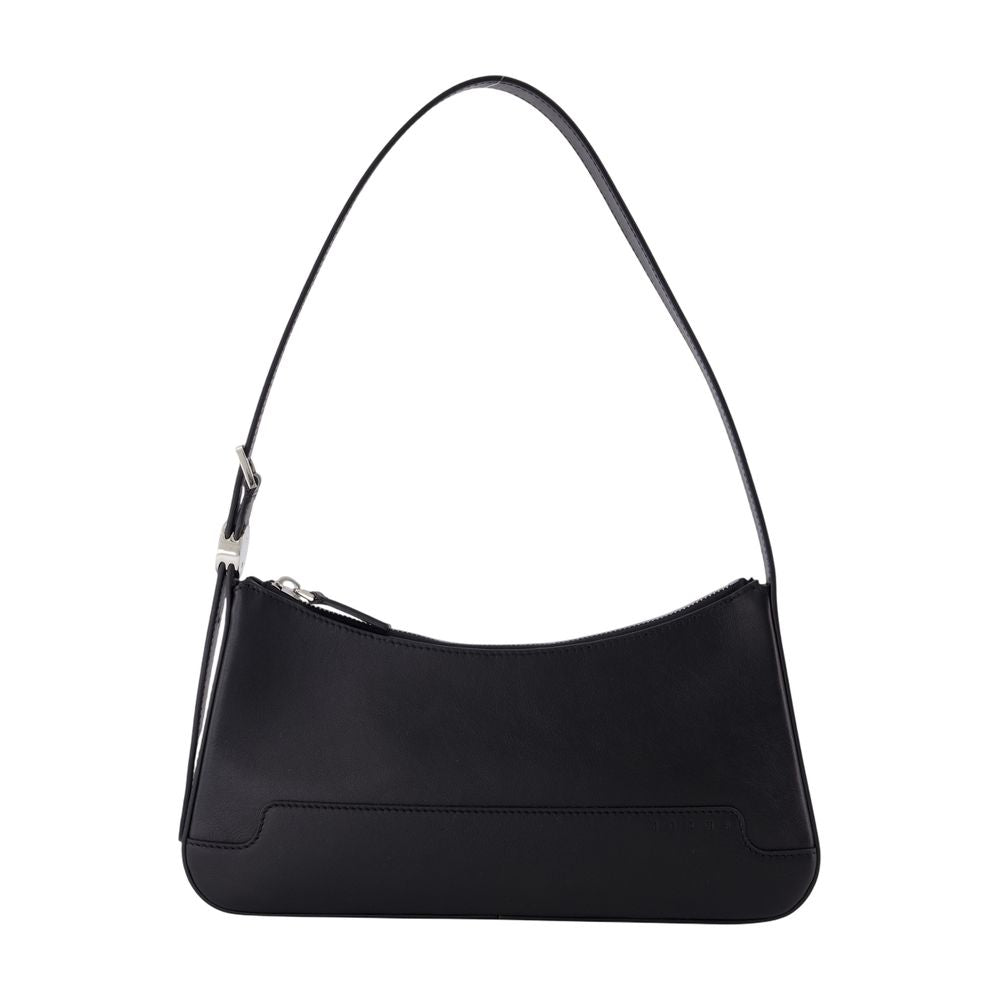 Marni Calfskin Leather Shoulder Bag — Black