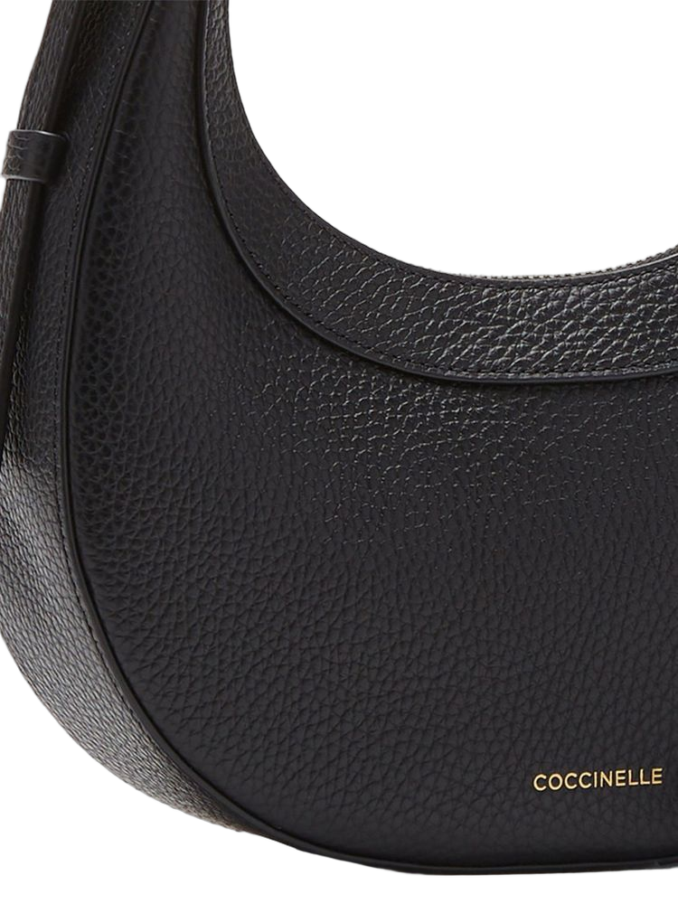 Coccinelle Whisper Crossbody Bag — Black
