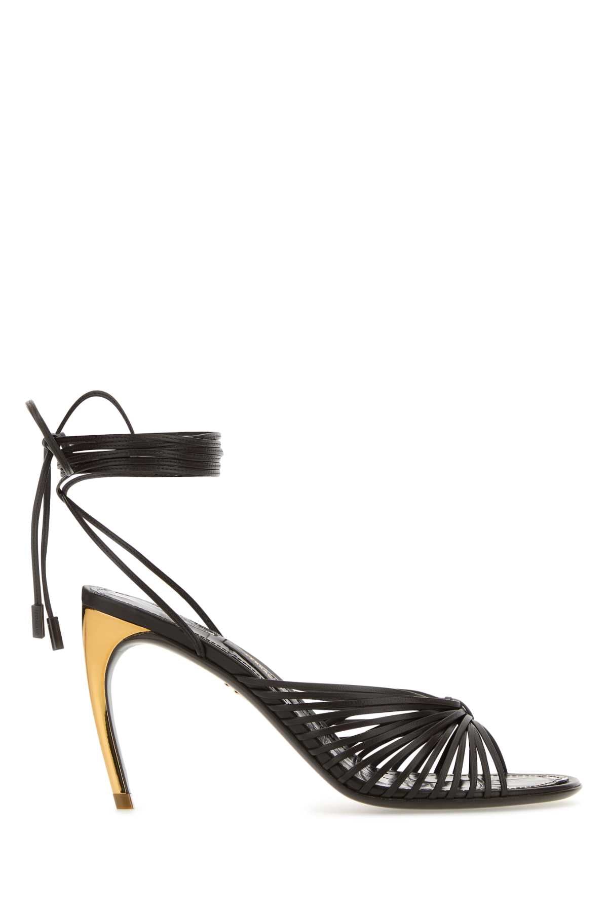 Ferragamo Testadimoro Sandal — Black