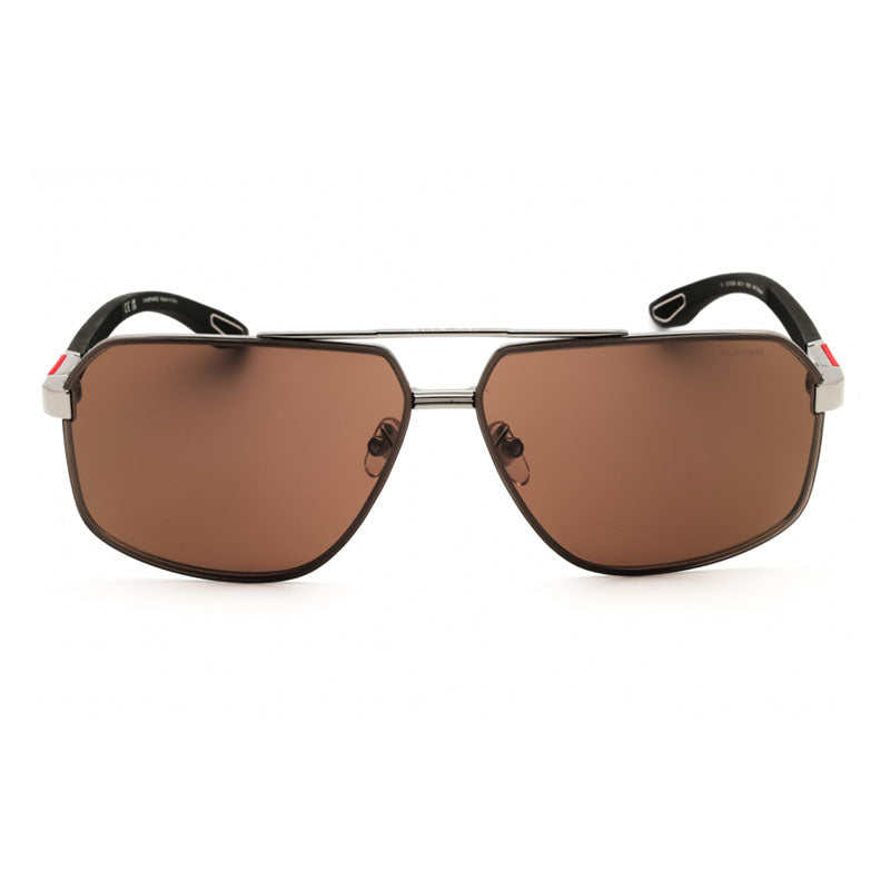 Chopard SCHG890509 Aviator Full Rim Sunglasses — Brown