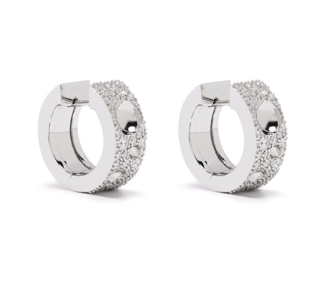 Roberto Coin Pois Mois Earrings — White