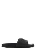 Ambush Leather Slider — Black