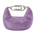 Off-White Binder Clip 20 Top Handle Bag — Purple