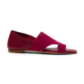 Tod's Cut-Out Leather Flat — Pink