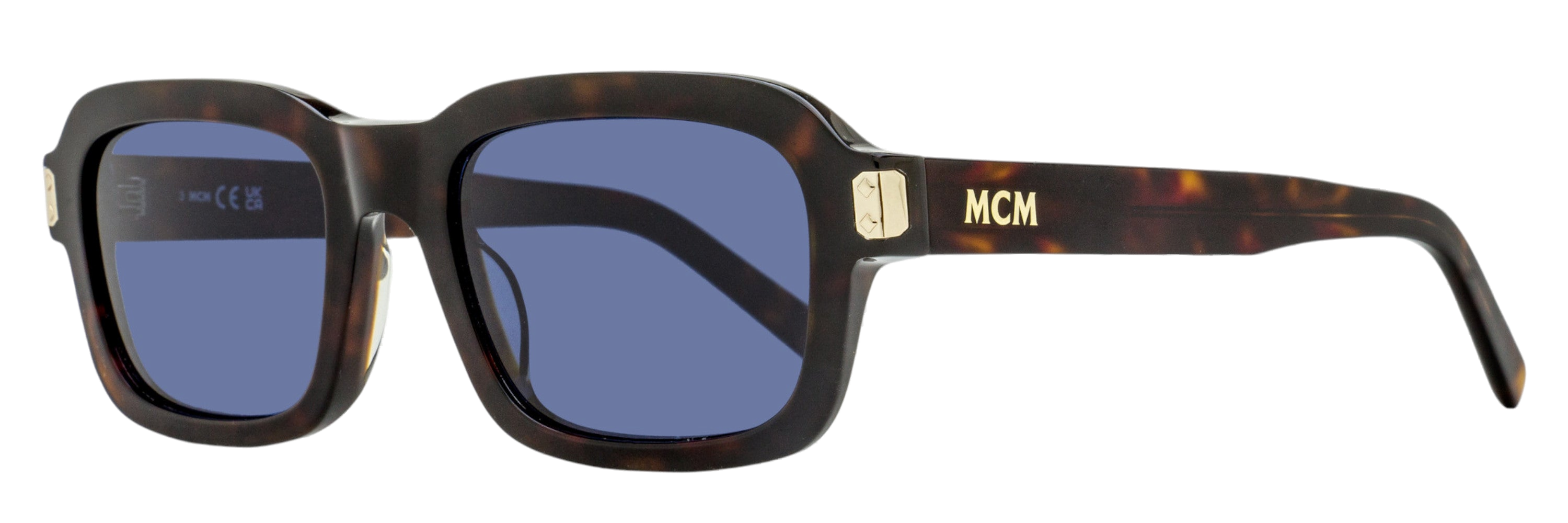 MCM MW0030 Rectangular Acetate Sunglasses — Brown