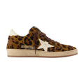 Golden Goose Deluxe Brand Leopard-Print Calf Hair Sneaker — Brown