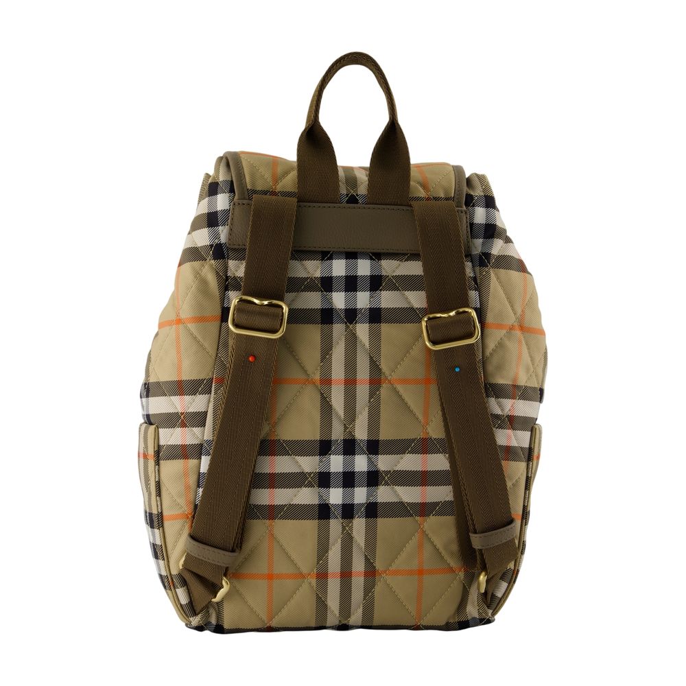 Burberry Horseshoe S21 Backpack — Beige