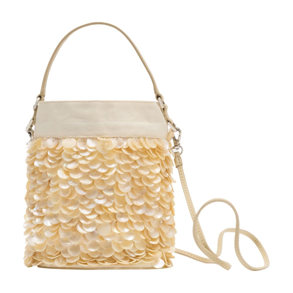 Staud Lila Mini Bag — Ivory