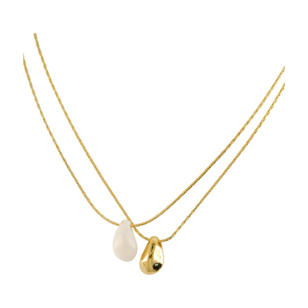 Isabel Marant Dual-Pendant Necklace — Gold