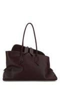 The Attico La Passeggiata Medium Shoulder Bag — Burgundy