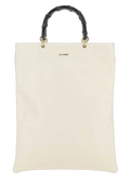 Jil Sander Leather Top Handle Top Handle Bag — Beige