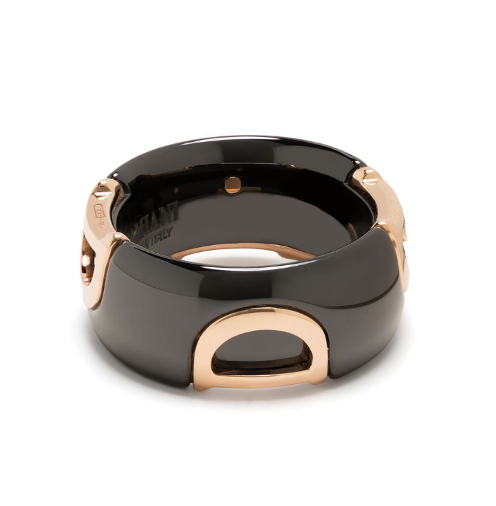Damiani Diamond Ring — Black