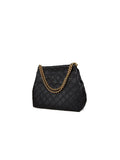 Tory Burch Fleming Hobo Bag — Black