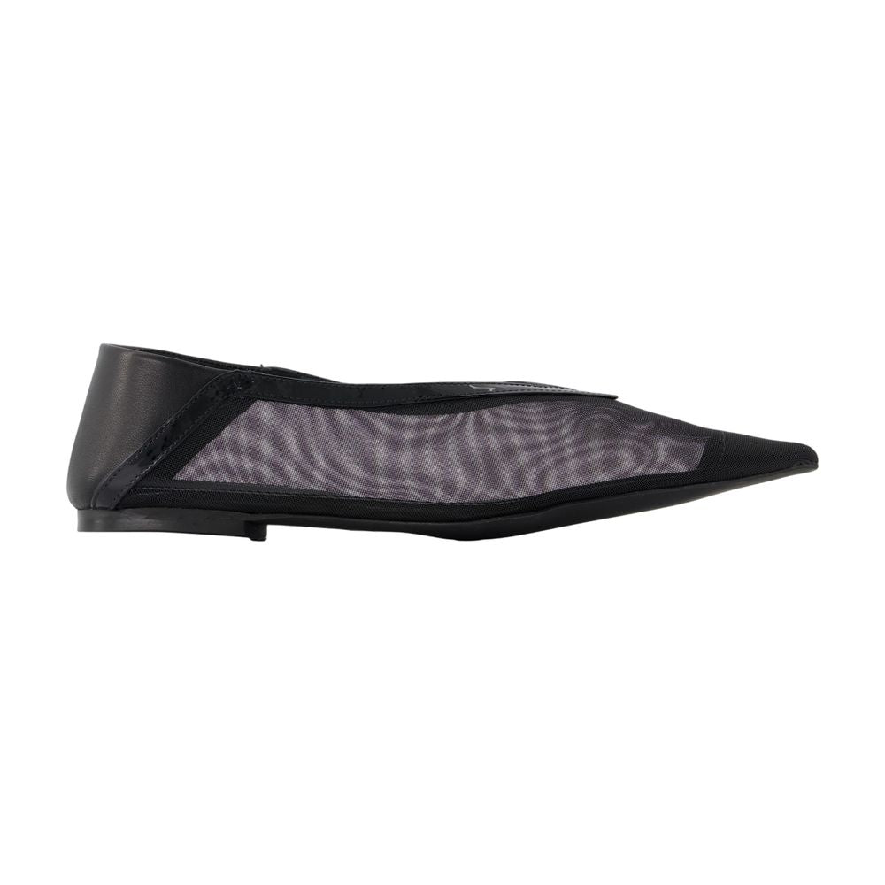 Anine Bing Aneka Babouche Ballerina — Black