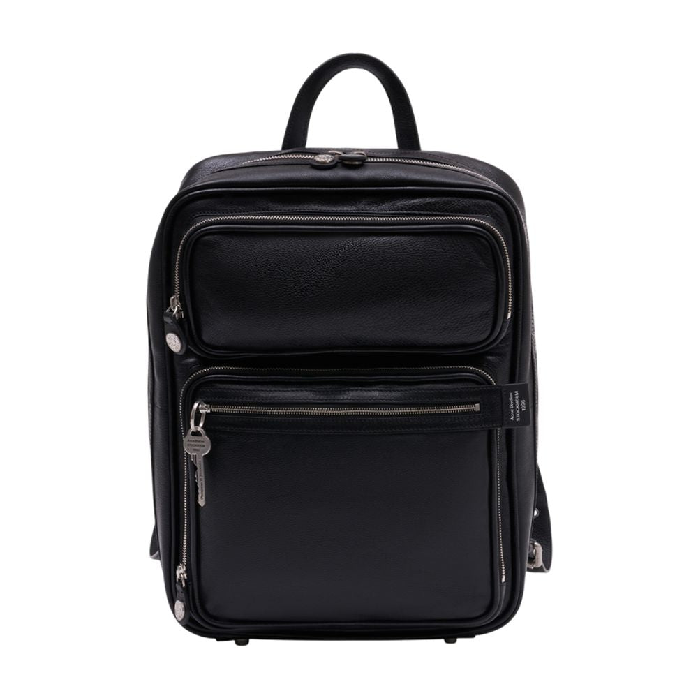 Acne Studios Calfskin Leather Backpack — Black
