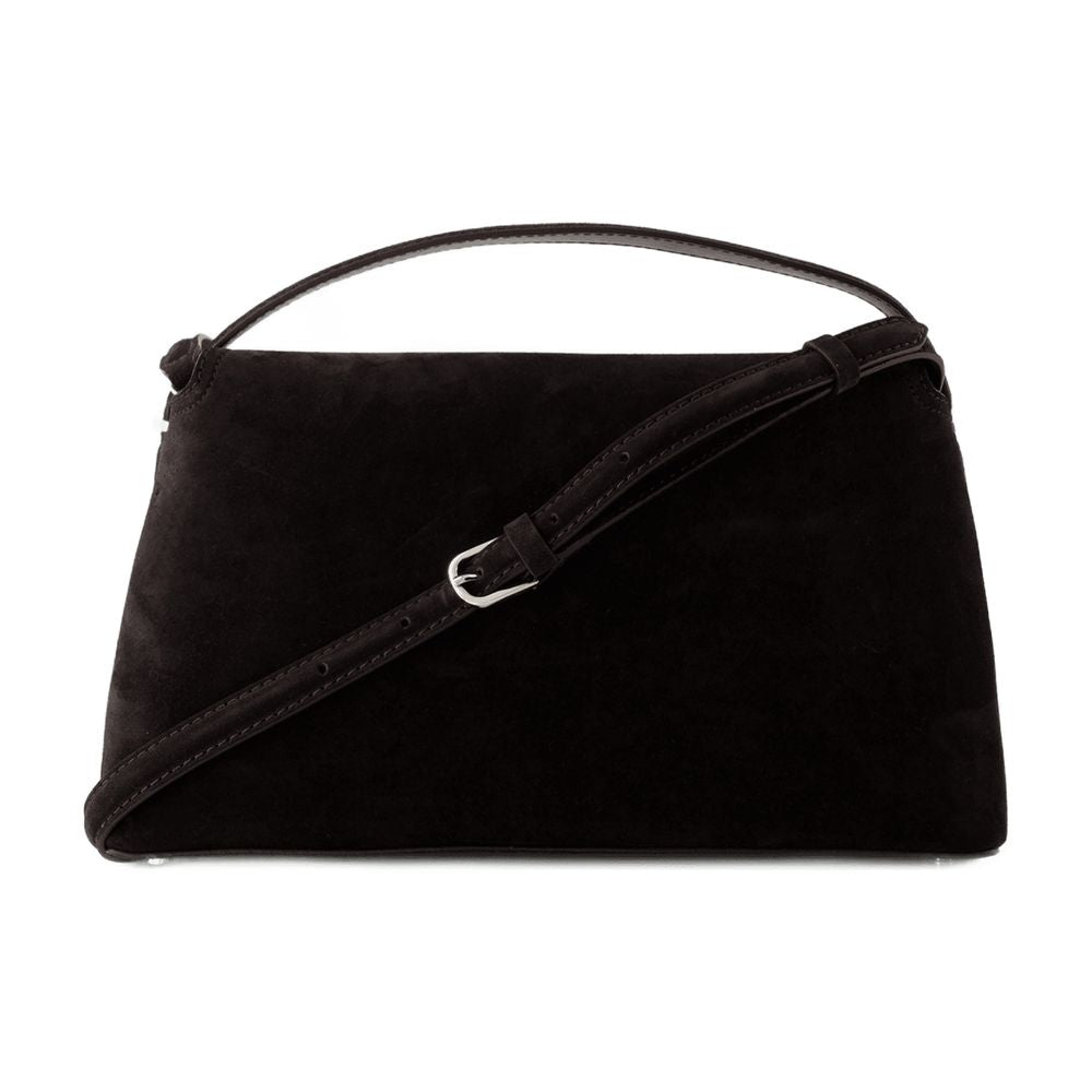Toteme T Lock Crossbody Bag — Brown