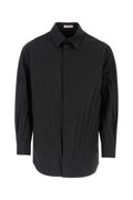 Valentino Garavani Tech Nylon Oversize Shirt — Black