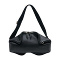 Alexander McQueen Manta Messenger Clutch — Black