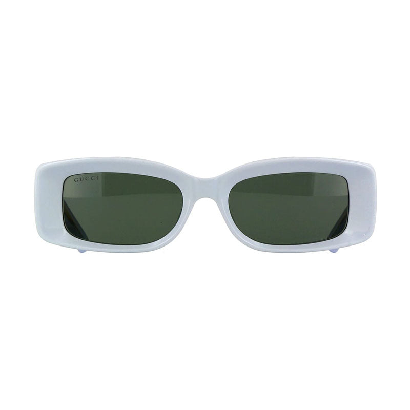 Gucci GG1528S004 Acetate Rectangle Sunglasses — Blue