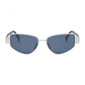 Celine CL40293U16V Square Full Rim Sunglasses — Silver