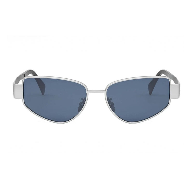 Celine CL40293U16V Square Full Rim Sunglasses — Silver