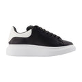 Alexander McQueen Oversized Leather Sneaker — Black