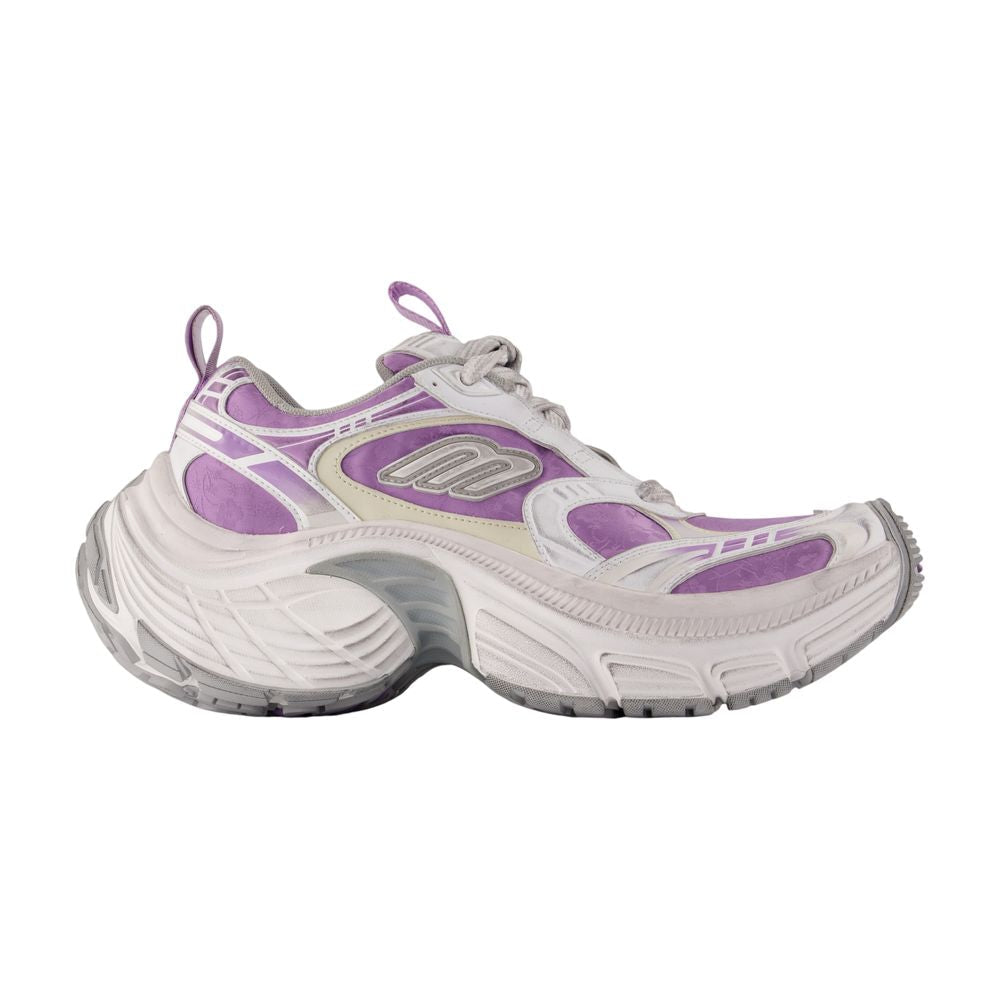 Balenciaga Cushioned Chunky Mesh and Synthetic Sneaker — Purple