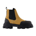 Ganni Suede and Rubber-Soled Chelsea Boot — Brown