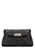 Alexander McQueen Quilted Nappa Leather Clutch — Black