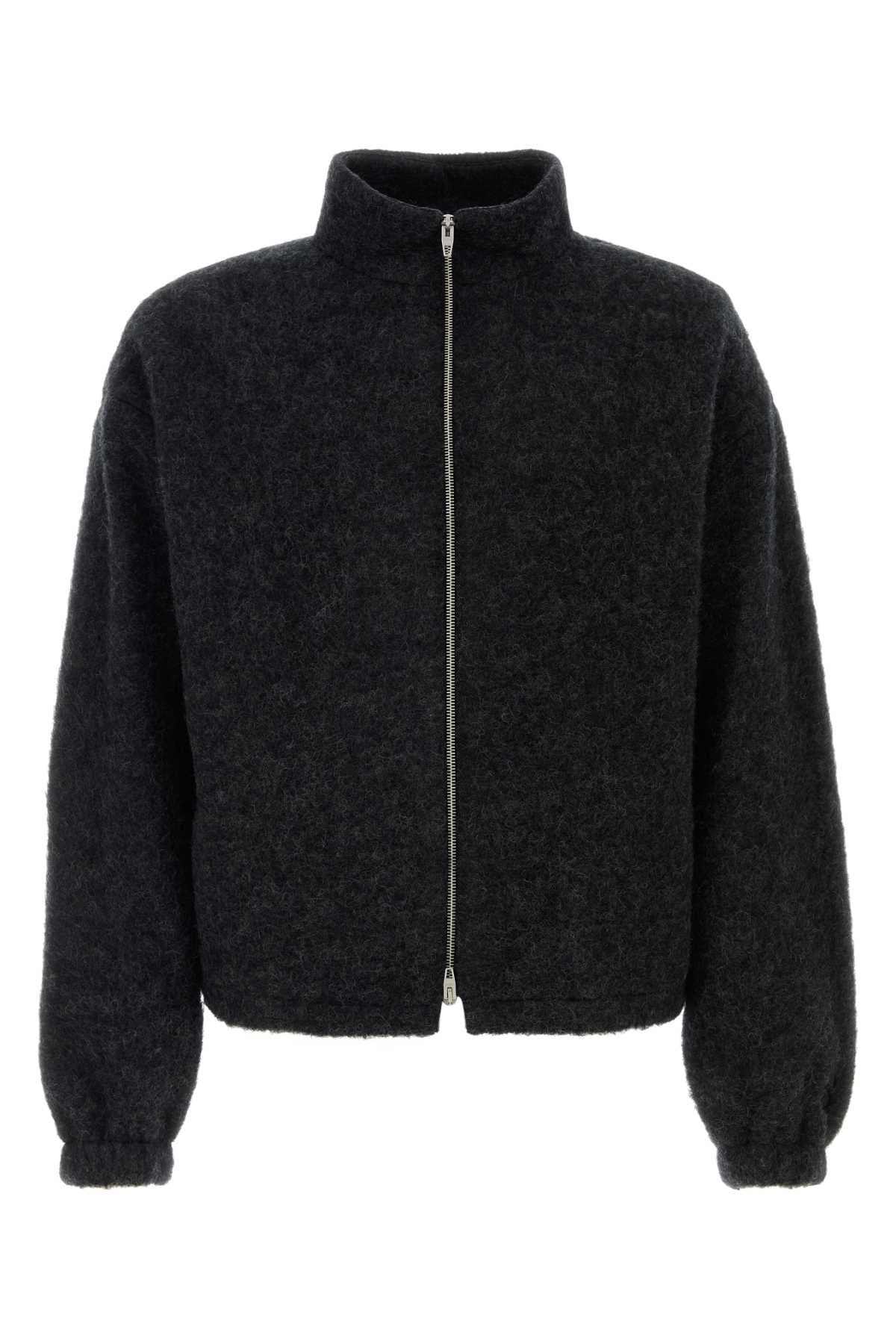 Jil Sander Sweatshirt Cardigan — Gray