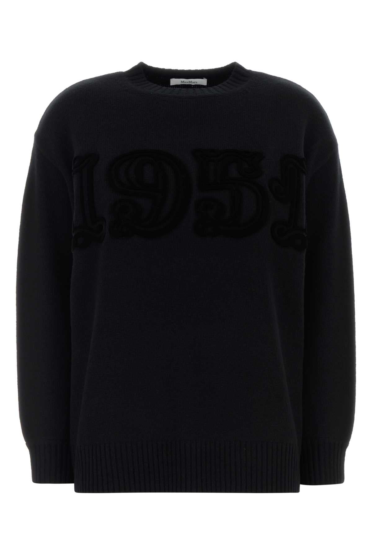 Max Mara Fido Sweater — Black
