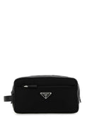 Prada Re-Nylon and Leather Travel Case — Black